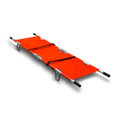 Aluminum 2 Fold Stretcher for Medical & Hospital Easy To Carry - Image 2
