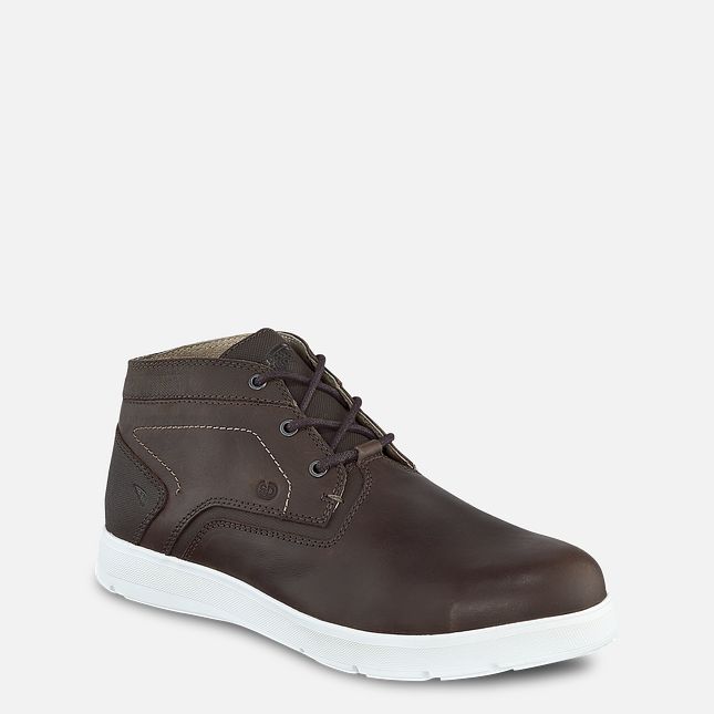 RED WING STYLE 6719 ZERO-G LITE MENS SAFETY TOE CHUKKA (DARK BROWN)