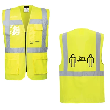Portwest CV76 – Social Distancing Executive Vest 2m